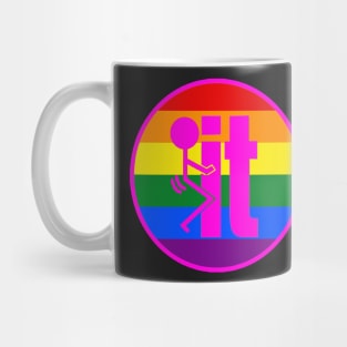 F IT - Rainbow Flag Mug